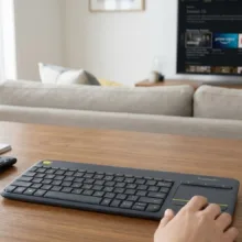 کیبورد بی سیم لاجیتک مدل K400 Plus، سوییچ ممبران، Tenkeyless