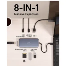 هاب 8 پورت USB-C انکر مدل PowerExpand 8-in-1 A8383
