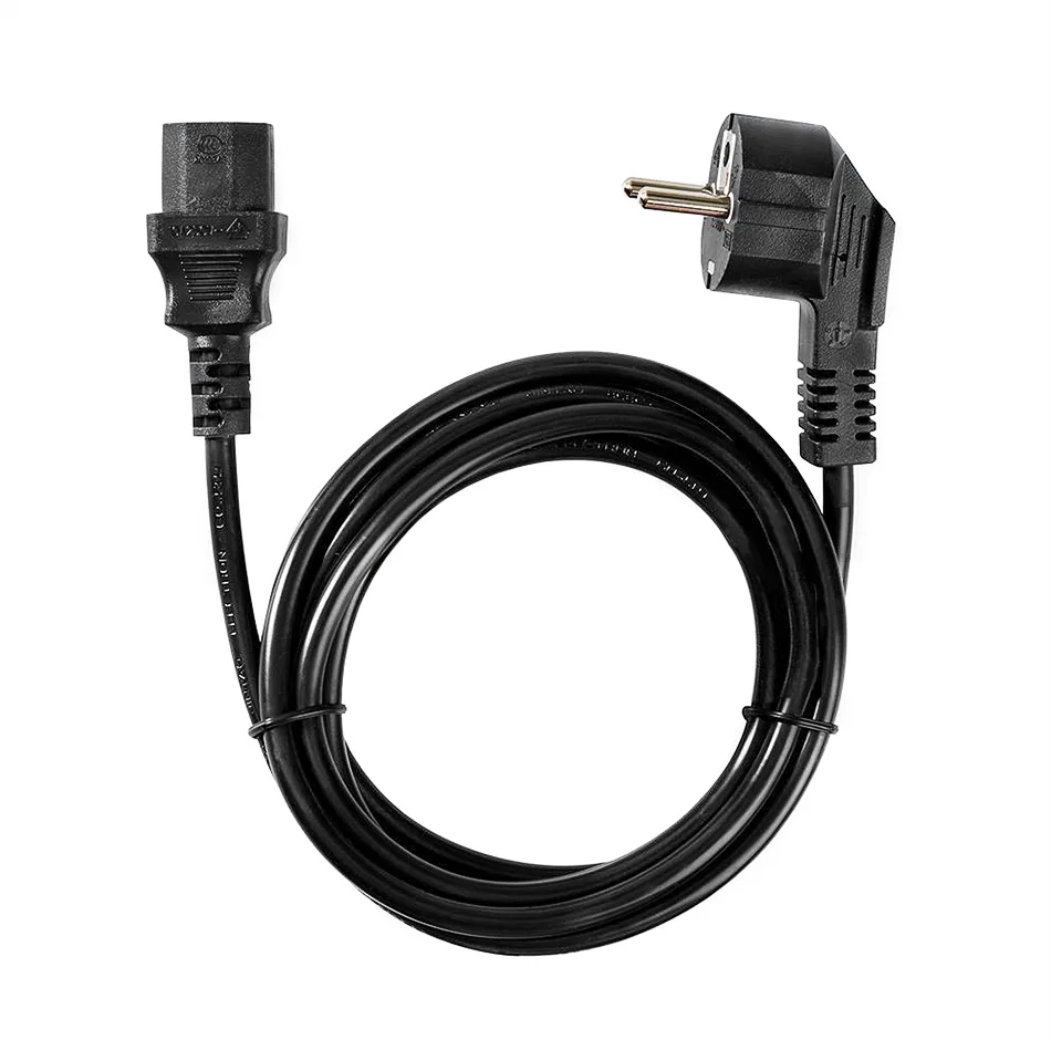 کابل برق سه پین منبع تغذیه کامپیوتر فرانت مدل FN-PPCB18 IEC C13 طول 1.8 متر