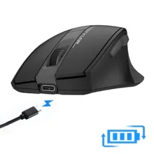 ماوس دوگانه بی‌ سیم و باسیم ای فورتک مدل FSTYLER_FG_35_C_PLUS