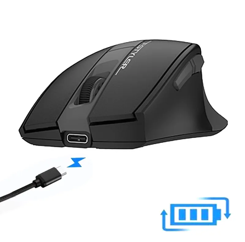 ماوس دوگانه بی سیم و باسیم ای فورتک مدل FSTYLER_FG_35_C_PLUS