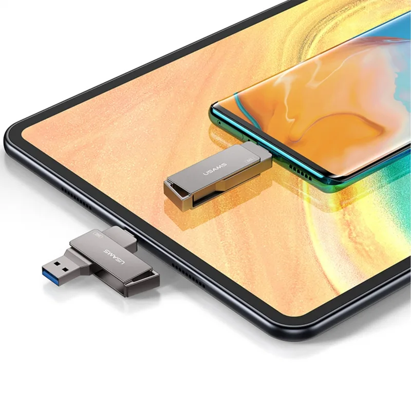 فلش مموری یوسمز مدل Typec-Usb3-High Speed-ZB202 ظرفیت 256 گیگابایت