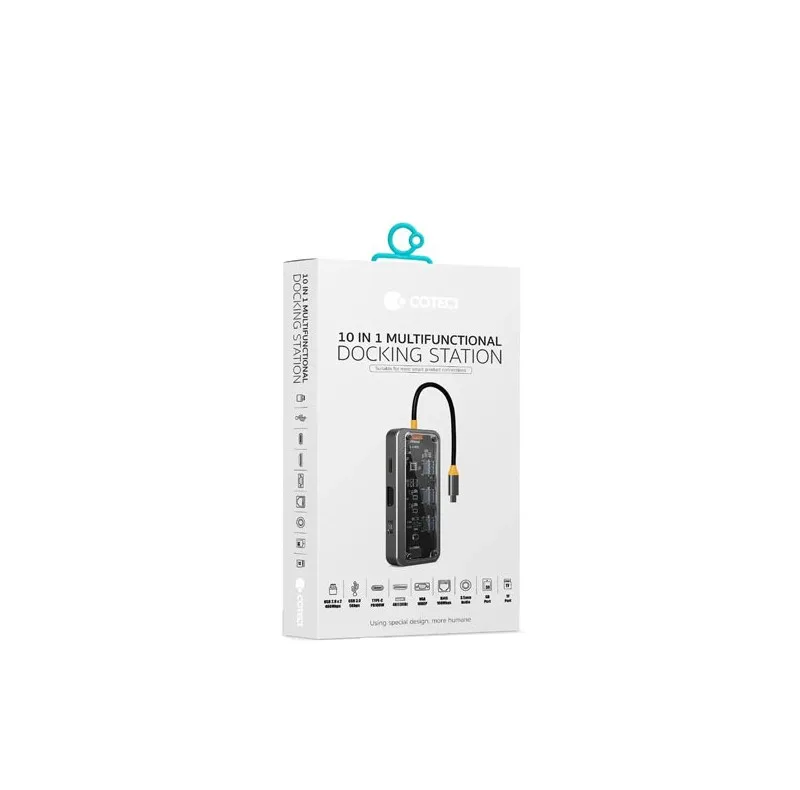 هاب 10 پورت USB-C کوتتسی مدل COTECI 16013