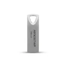 فلش مموری 64 گیگابایت کینگ استار مدل KS222 با رابط USB 2.0، بدنه فلزی و مقاومت در برابر آب، ضربه و گردوغبار