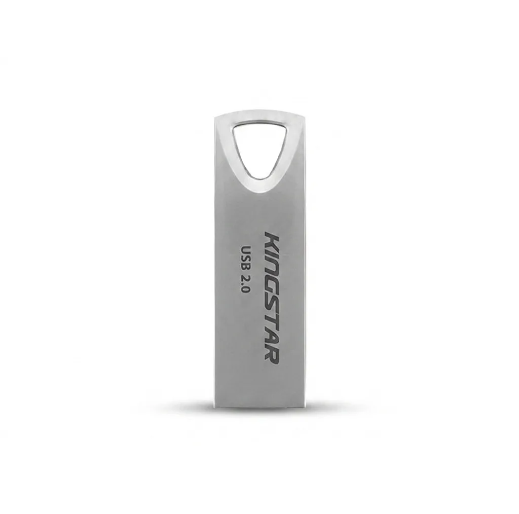 فلش مموری 64 گیگابایت کینگ استار مدل KS222 با رابط USB 2.0، بدنه فلزی و مقاومت در برابر آب، ضربه و گردوغبار