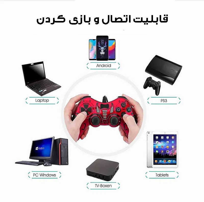 دسته بازی مدل USB-606