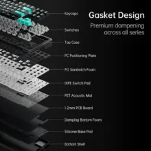 کیبورد باسیم مکانیکال ماچنیک مدل G87Wired