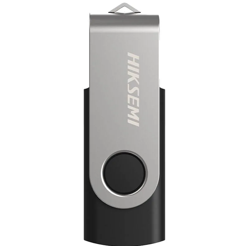 فلش مموری چرخشی 64 گیگابایت هایک سمی مدل HS-USB-M200S با رابط USB 3.0، مقاوم در برابر ضربه و سازگار با ویندوز، لینوکس و اندروید