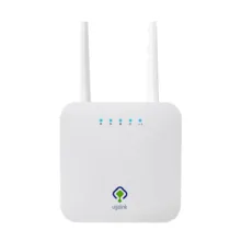 مودم روتر 4G یوگالینک مدل 4221-UG با پشتیبانی از شبکه 4G LTE CAT4، سرعت 150 مگابیت بر ثانیه، دو آنتن خارجی 5dBi، پورت LAN 10/100 و اتصال همزمان 32 کاربر