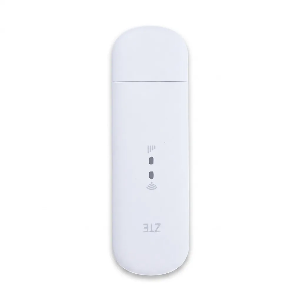 مودم USB سیم کارتی قابل حمل زد تی ای مدل MF79U با پشتیبانی شبکه 4G LTE، قابلیت اتصال دو آنتن خارجی، چیپست Cortex-R7 و ورودی کارت حافظه microSD
