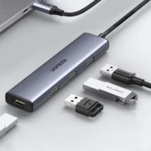 هاب چهار پورت USB-C به USB 3.0 یوگرین مدل CM473
