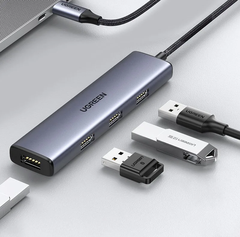 هاب چهار پورت USB-C به USB 3.0 یوگرین مدل CM473