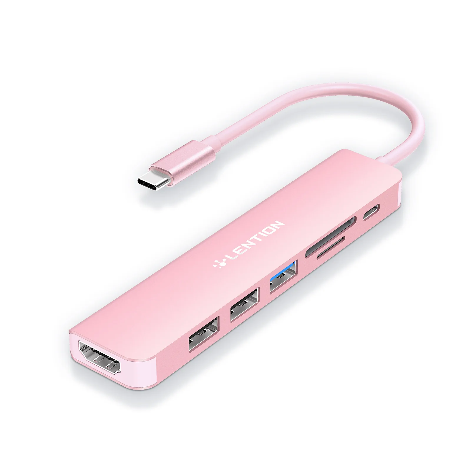 هاب 6 پورت USB-C لنشن مدل CE18-HCR
