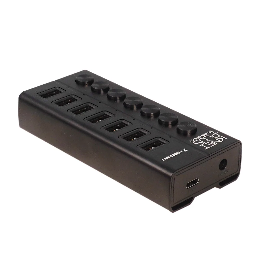 هاب 7 پورت USB 3.2 کی نت پلاس مدل KP-HA17