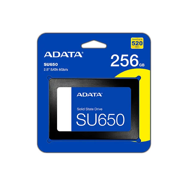 اس اس دی اینترنال SATA III ای دیتا مدل SU650 ظرفیت 256 گیگابایت