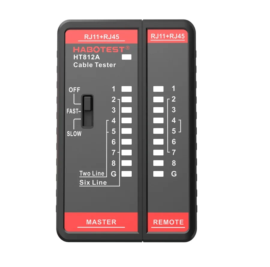 تستر کابل شبکه هابوتست مدل HT812A