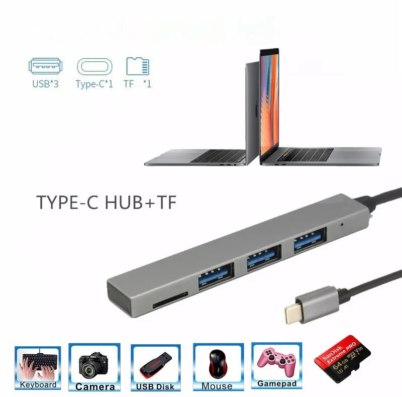 هاب 4 پورت USB-C مدل 4PR