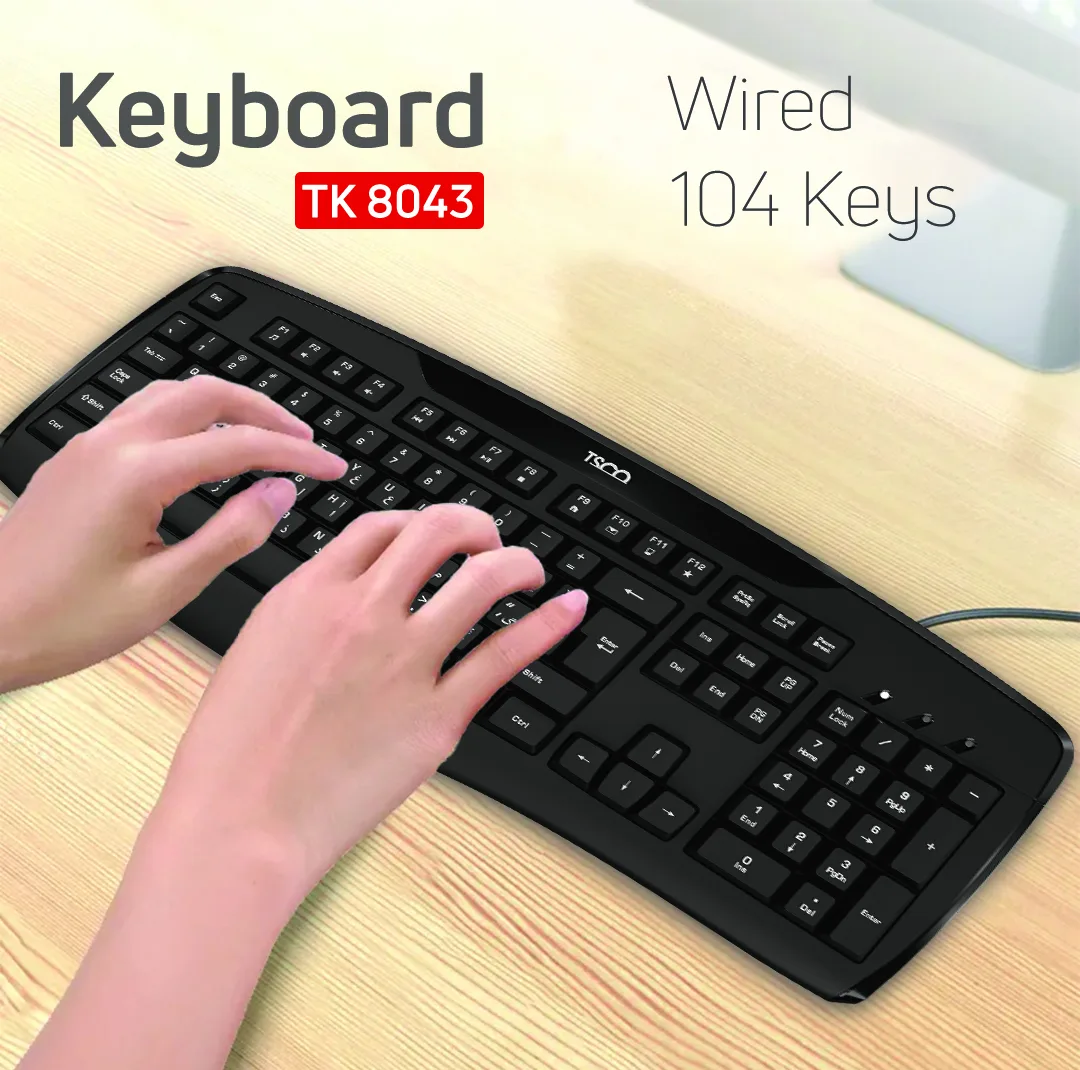 کیبورد تسکو مدل TK 8043