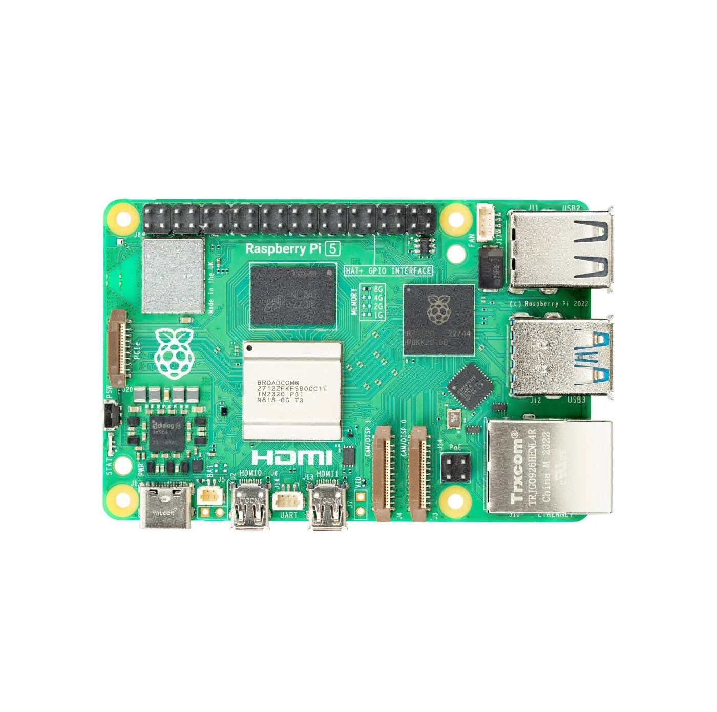 برد رسپبری رزبری پای مدل PI 5 4GB