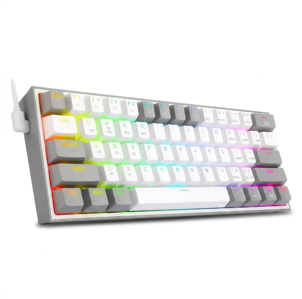 کیبورد مخصوص بازی ردراگون مدل Fizz K617 RGB
