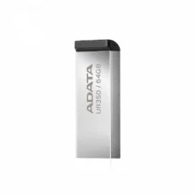 فلش مموری ای‌دیتا مدل UR350 ظرفیت 64 گیگابایت، رابط USB 3.2، سرعت خواندن 100 مگابایت بر ثانیه، مقاوم در برابر ضربه و سازگار با ویندوز و مک