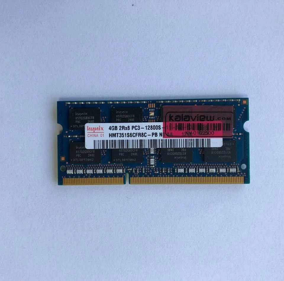 رم لپتاپ DDR3 تک کاناله 4 گیگابایت 1600 مگاهرتز هاینیکس مدل PC3-12800 با ولتاژ 1.5 ولت و تایمینگ 11