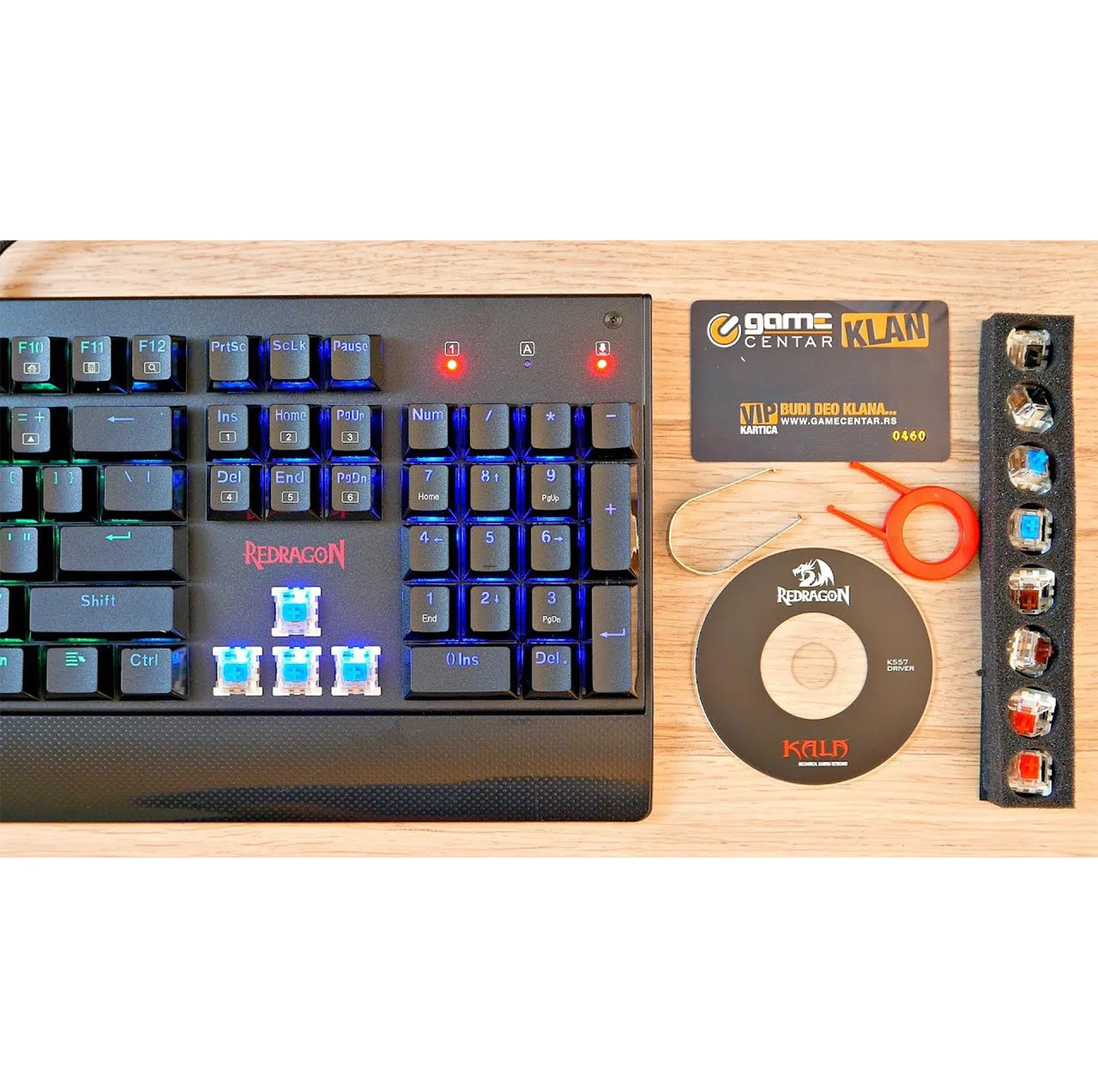 کیبورد مخصوص بازی ردراگون مدل Kala K557 RGB