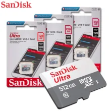 کارت حافظه microSDXC سن دیسک مدل Ultra کلاس 10 استاندارد UHS-I U1 سرعت 100MBps ظرفیت 512 گیگابایت