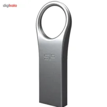 فلش مموری 32 گیگابایت سیلیکون پاور مدل Firma F80 با رابط USB 2.0، بدنه آلیاژ روی بدون درب و مقاوم در برابر شوک و لرزش