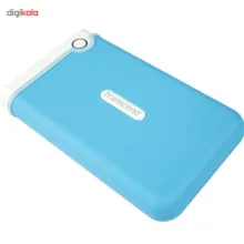 هارد اکسترنال ترنسند مدل StoreJet 25M3 ظرفیت دو ترابایت دارای رابط USB Type-A 2.0