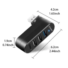 هاب 4 پورت آی ریور مدل RotoPro USB3.0