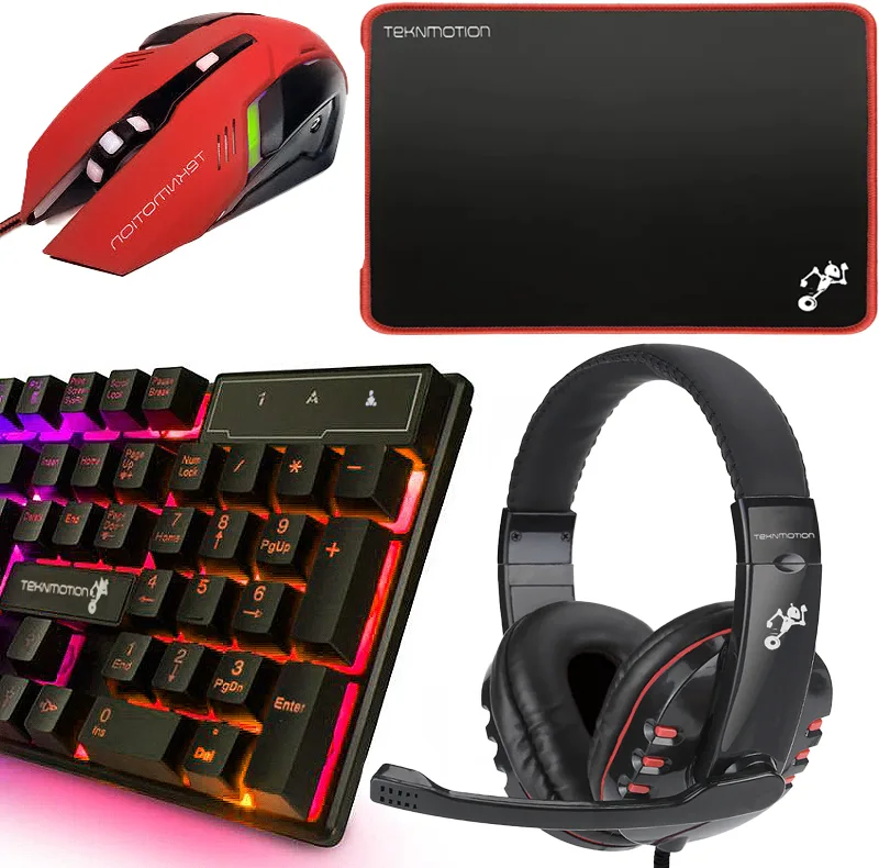 ست گیمینگ تکنو میشن مدل BUNDLE_4_IN_1_BACKLIT