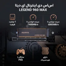اس اس دی اینترنال ای دیتا مدل LEGEND 960 MAX  ظرفیت یک ترابایت