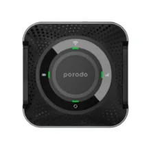 مودم روتر قابل حمل پرودو مدل PD-4GCPME-BKGY با پشتیبانی 4G LTE، باتری 4000 میلی‌آمپرساعتی با شارژدهی 12 ساعت، اتصال همزمان تا 10 دستگاه، پورت LAN و فرکانس 2.4 گیگاهرتز