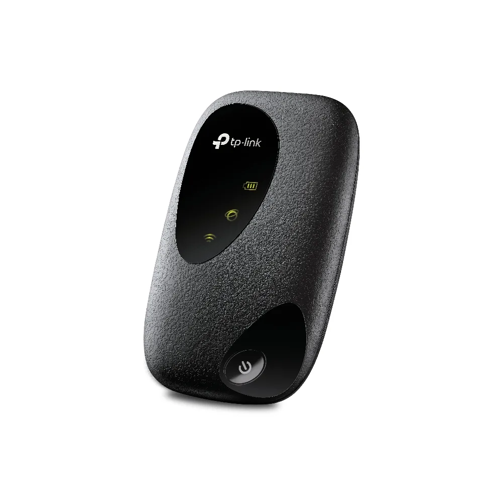 مودم 4G قابل حمل تی پیلینک مدل M7000 با پشتیبانی از اتصال بیسیم، حداکثر 10 کاربر، آنتن داخلی 20dBm، سرعت دانلود 150Mbps و سرعت آپلود 50Mbps، منبع تغذیه باتری و رابط microUSB