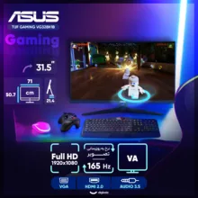 مانیتور خمیده گیمینگ 31.5 اینچ ایسوس مدل TUF GAMING VG328H1B
