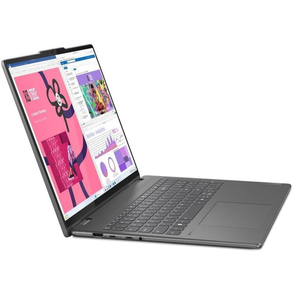 لپ تاپ 16 اینچی لنوو مدل Yoga 7 2-in-1 16IML9-Core Ultra 7 155U-16GB LPDDR5x-1TB SSD-Touch-W
