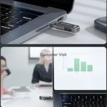 فلش مموری یوسمز مدل zb346 ظرفیت 32 گیگابایت با رابط USB Type-C