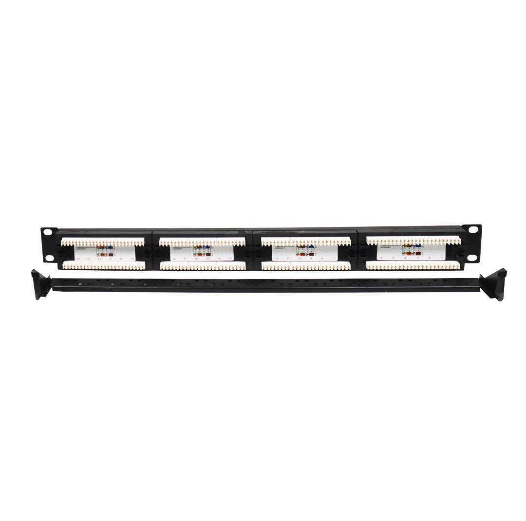 پچ پنل 24 پورت CAT6 UTP وی نت مدل V-NPC6U024