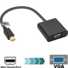 مبدل Mini Display Port به VGA تی سی تراست مدل TC-MDP2V