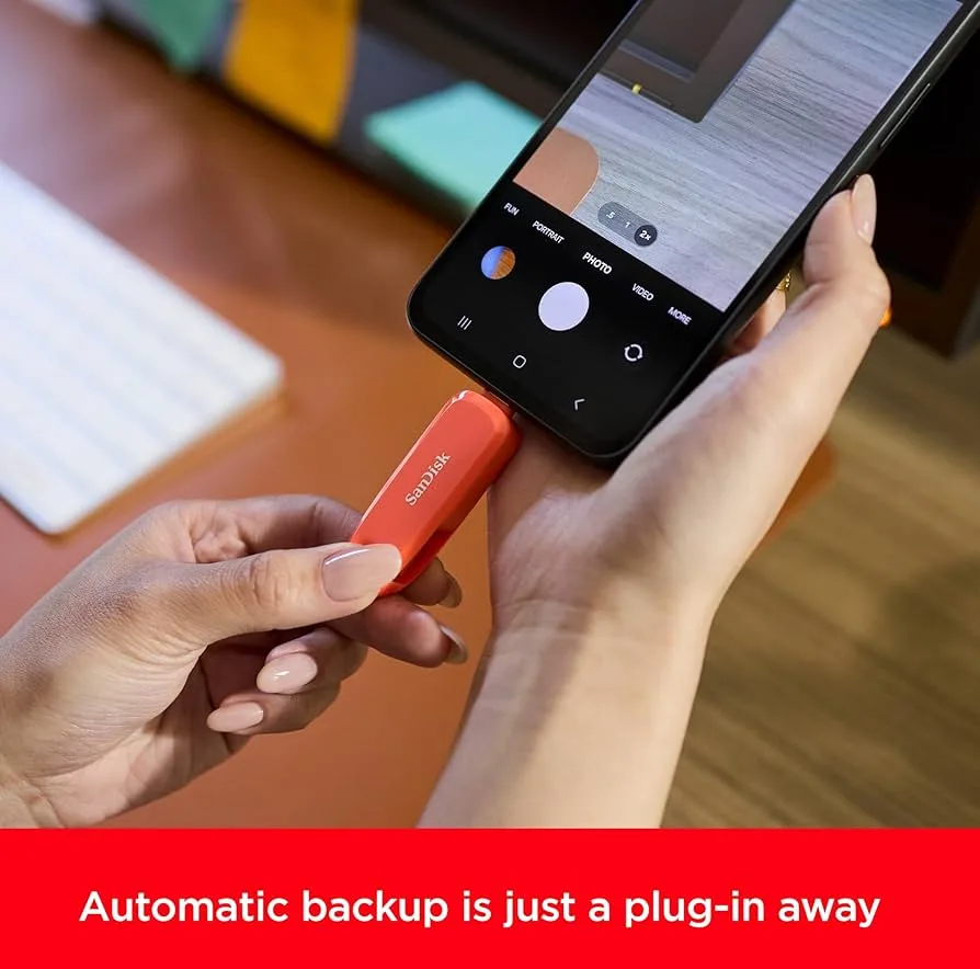 فلش مموری سن دیسک مدل SDDDC6 PHONE DRIVE ( USB/TYPE-C ) ظرفیت 64 گیگابایت