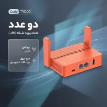 روتر بی‌سیم کیودی مدل TR1200