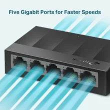 سوییچ 5 پورت گیگابیتی و دسکتاپ تی پی-لینک مدل LS1005G