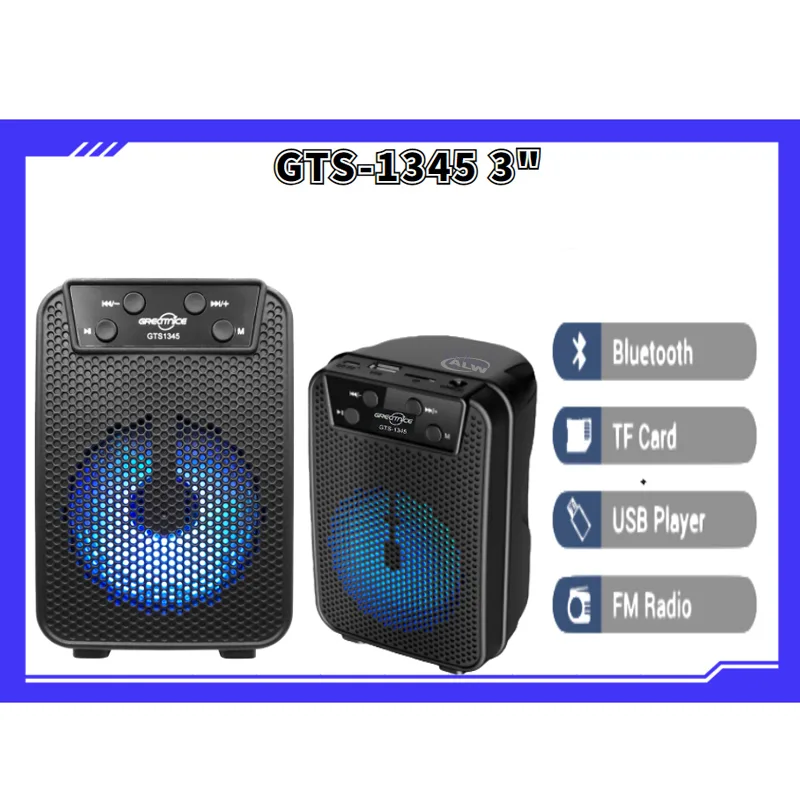 اسپیکر بلوتوثی قابل حمل ای ال وی مدل GTS-1345