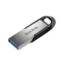 فلش مموری 64 گیگابایت سن دیسک مدل Ultra Flair SDCZ73 با رابط USB سه و بدنه فلزی مقاوم در برابر خش، گرد و غبار، شوک و لرزش