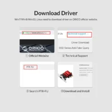 کارت شبکه PCI اوریکو مدل PTR-FU