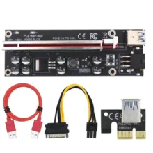 رایزر کارت گرافیک تبدیل PCI EXPRESS X1 به X16 مدل 8 خازن 009s plus