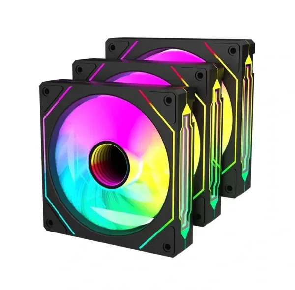 فن کیس ردراگون مدل GC-F015 مشکی بسته ۳ عددی