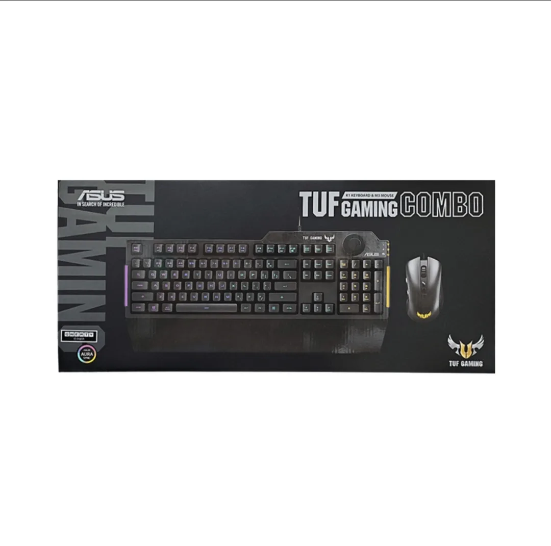 کیبورد و ماوس گیمینگ ایسوس مدل tuf combo K1+M3