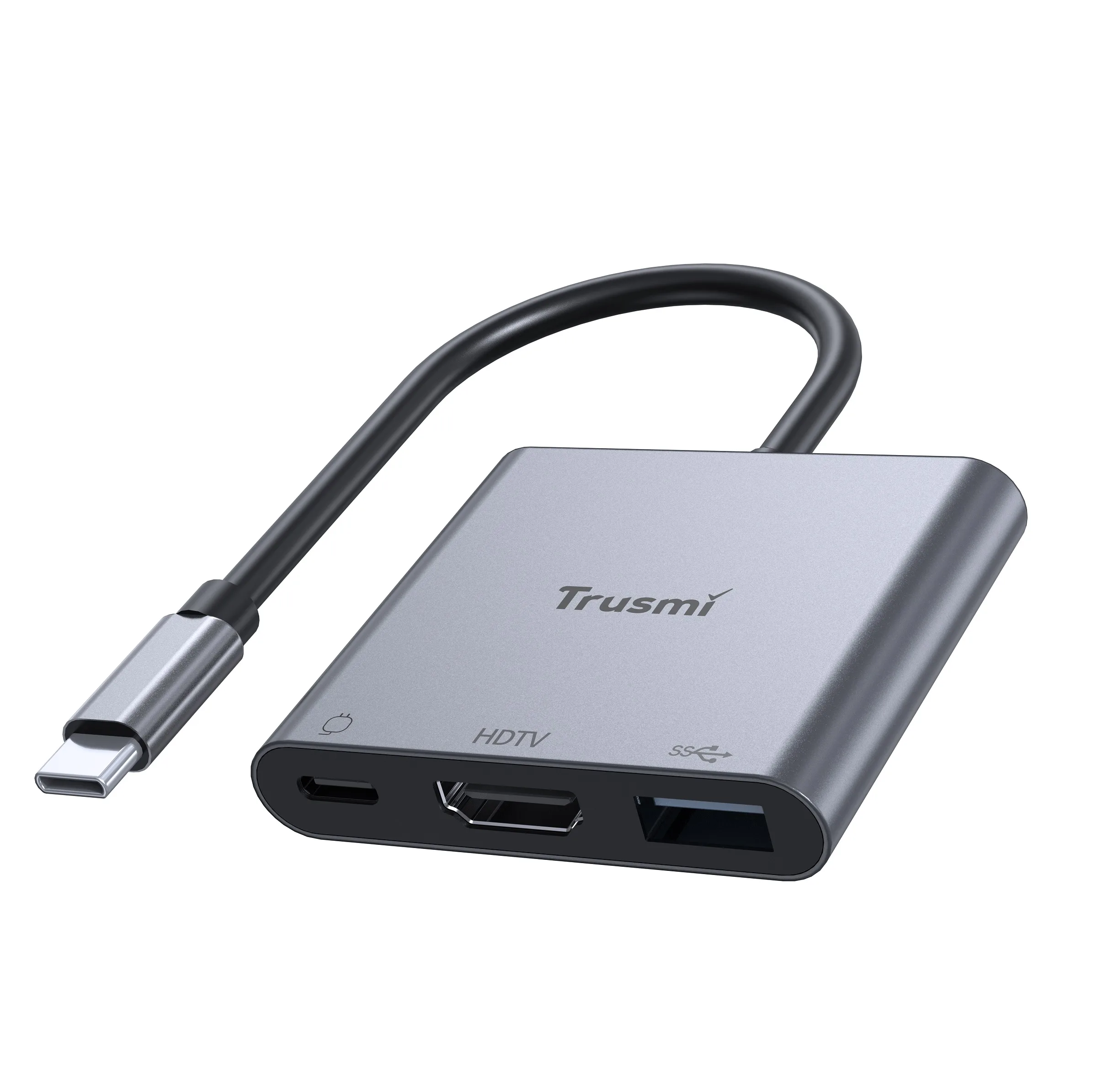 هاب 3 پورت Type-C به Type-C/HDMI/USB3.0 تراسمی مدل DS01-05